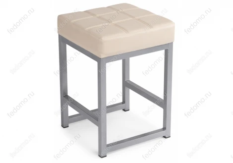 Табурет Woodville Khurkroks ваниль в крапинку / светлый мусс 459669