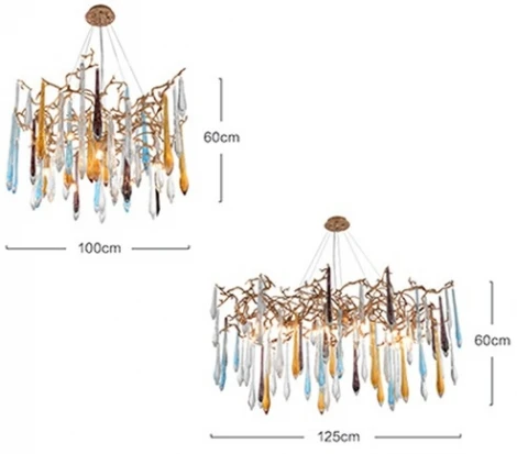 Подвесная люстра Spruce 100 ImperiumLoft Spruce01 (189578-26) (220V, на тросе)