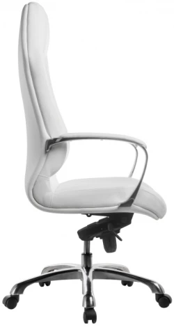 Компьютерное кресло Woodville Damian white / satin chrome 15429