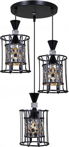 Подвесной светильник Reluce 05362-0.9-03 BK+CH (220V, на проводе)