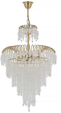 Подвесная люстра Arti Lampadari Sardinia E 1.5.40.105 G (220V, хрусталь, на цепи)