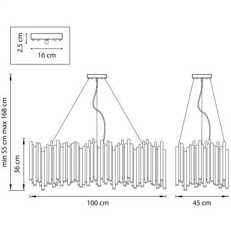 Подвесная люстра Lightstar Savona 816202 (220V, на тросе, круглые)