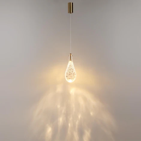 Подвесной светильник Odeon Light Incanto 7147/5L античная бронза/стекло/металл IP20 LED 4W 300Лм 3000K 180° 220V