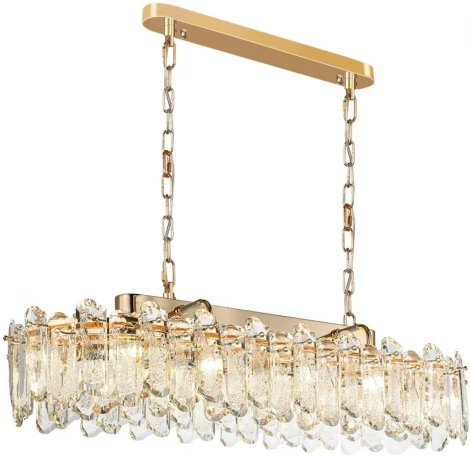 Подвесная люстра Odeon Light Bullon 5069/12 HALL ODL24 503 золото/прозрачный/металл/хрусталь E14 12*40W (220V, на цепи)