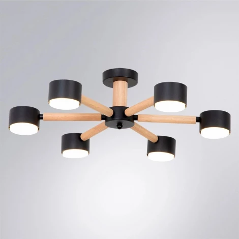 Потолочная люстра на штанге Arte Lamp Tenda A1624PL-6BK