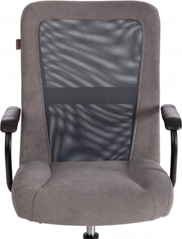 Компьютерное кресло игровое Tetchair STAFF (Флок,Ткань/Серый)