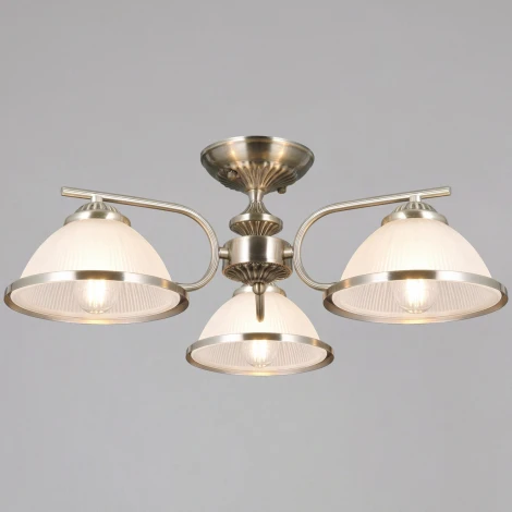 Потолочная люстра на штанге ILLUMICO IL0891-3CSQ-26 AB ELITE