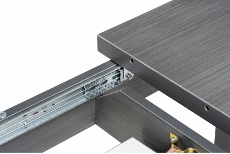 Стол Woodville Аделиция 110(140)х68х77 графит 507423