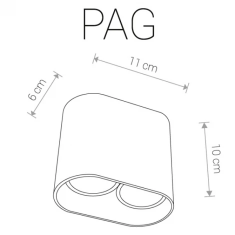 Накладной точечный светильник Nowodvorski Pag 9386 (220V)