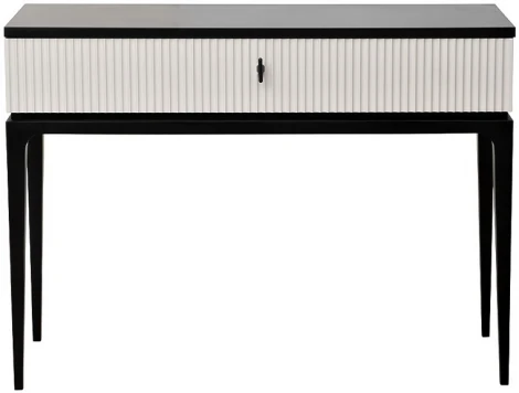 Консольный стол Garda Decor GD-00006 (Черный/Черный,Белый)