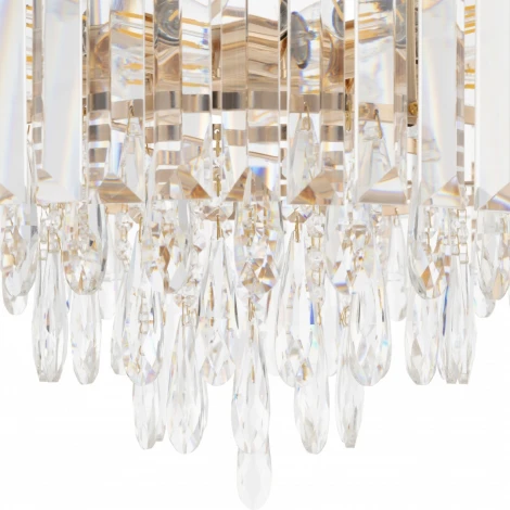 Потолочная люстра хрустальная на штанге Arte Milano Sorrento-5509 375509/8/40/470 GD (220V)