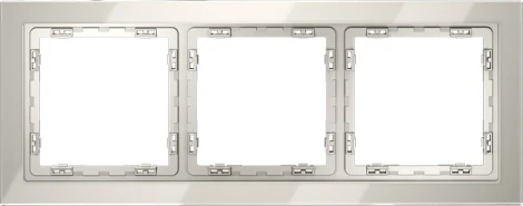 Рамка на 3 поста (кашемир, стекло) Voltum S70 VLS110303