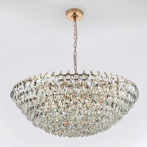 Подвесная люстра хрустальная Modelux ML.2363.30 GD