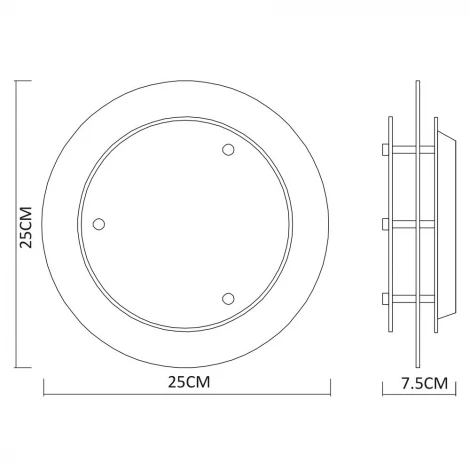 Потолочный светильник круглый Arte Lamp Rapunzel A4867PL-1CC (220V)