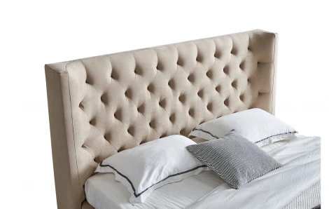 Кровать GC1726 (180-200) бежевый FA272-01