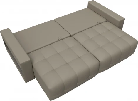 Диван прямой с полками Лига-053 НПБ Лига Диванов (Экокожа) арт.128895