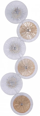 Бра светодиодное Arte Milano AM-1252B 6.1252B.D250.H700.LED Ni (220V, круглые)