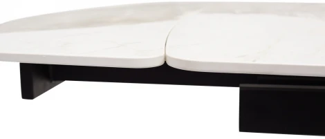 Стол RIVOLI 140 GLOSS LUXURY PANDORA SOLID CERAMIC / BLACK М-City