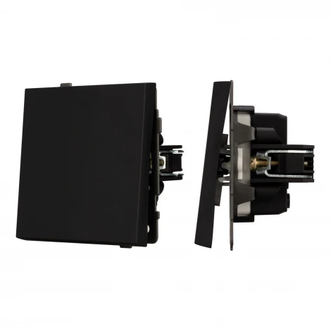 Механизм выключателя одноклавишный непроходной SWT-TENDO-MK01-SFPL-BK (230V, 10A) (Arlight) 054566