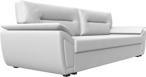 Лига Диванов прямой диван Нэстор Лайт (Экокожа/Белый)