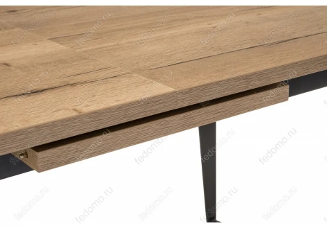 Стол Woodville Кхал галифакс натуральный / графит 462078