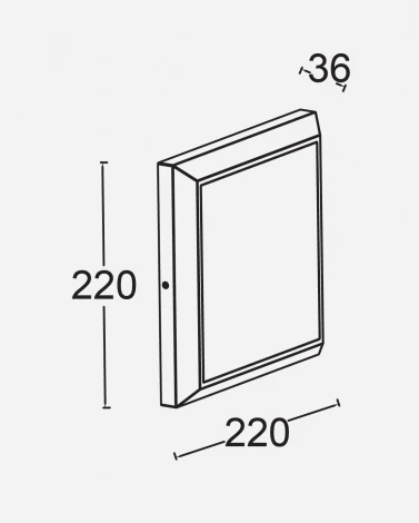 Потолочный светильник уличный светодиодный Oasis Light SIDNEY LED W1021 Gr (220V, IP54)