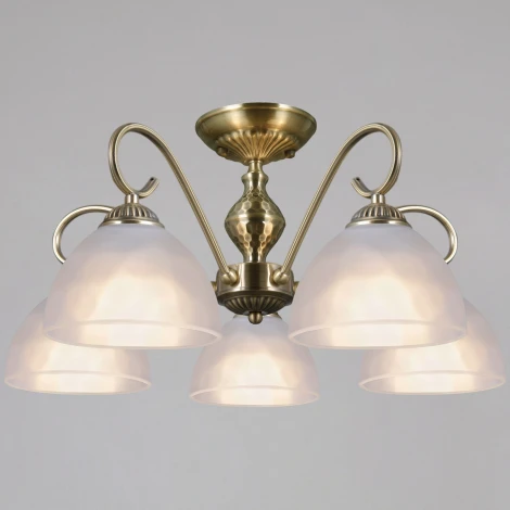 Потолочная люстра на штанге ILLUMICO IL0894-5CSQ-26 AB ELITE