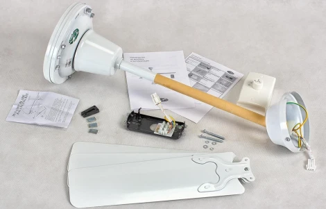 Потолочный вентилятор белый Dreamfan Simple 90 50090