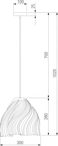 Подвесной светильник Eurosvet Sinki 40076/1 белый (220V, на проводе)