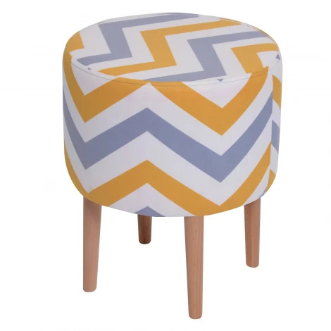 Пуф Dreambag Лекко Скандинавия Желто-Серый 13545