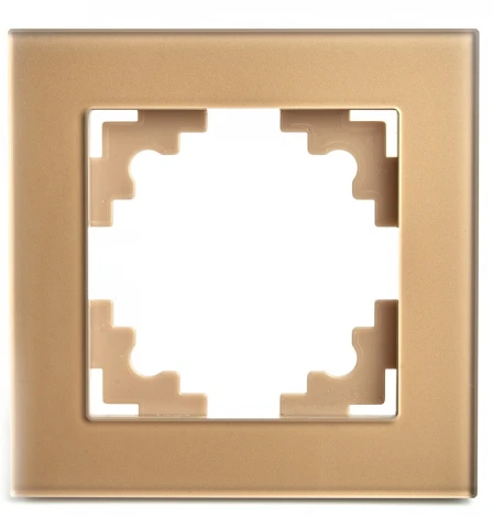 Рамка на 1 пост (золото) Stekker Катрин 49032