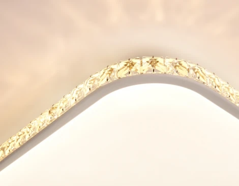 Потолочный светильник Ambrella Crystal FF75 (регулировка яркости, LED, 220V, пульт управления)