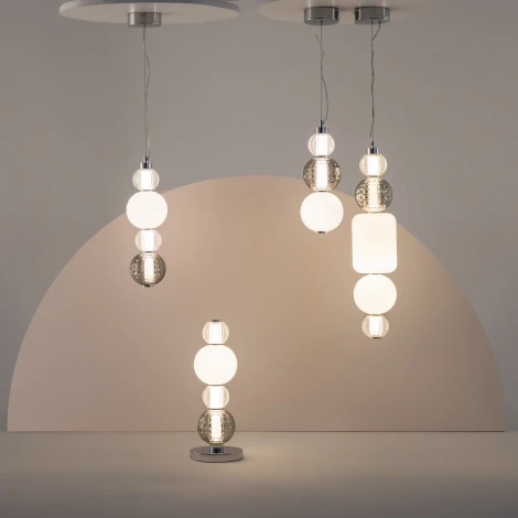Подвесной светильник Maytoni Collar P069PL-L16CH3K (LED, 220V, на тросе, шарики)