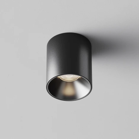 Накладной потолочный светильник Maytoni Alfa LED C064CL-5W4K-RD-B (220V, круглые)