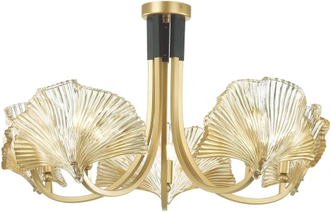 Потолочная люстра Odeon Light Ventaglio 4870/5 (220V, на цепи, листья)