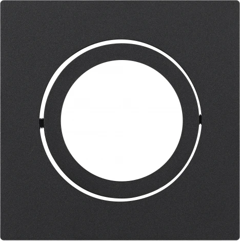 Встраиваемый точечный светильник ЭРА KL87 BK (12V)