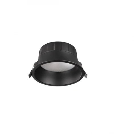 Светильник светодиодный встраиваемый Novotech Clara 359556 черный с переключателем цв. температуры IP44 LED 30W 220V 3000К\4000К\6000К (круглые)