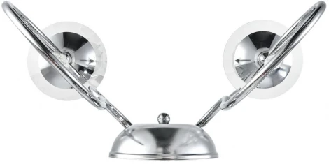 Бра Lumion Laoka 8032/2W металл/хрусталь, хром/прозрачный E14 2*40W 220V (подвески, подсвечник, свеча)