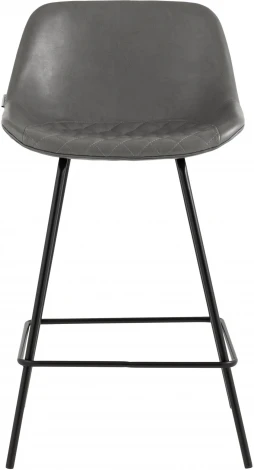Стул полубарный Stool Group Деймон экокожа серый УТ000036643