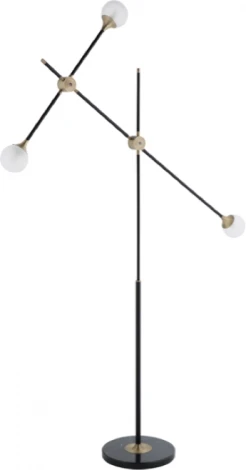 Торшер Baton Flor Lamp 3 ImperiumLoft 41,11 (85432-22) (220V, шар)