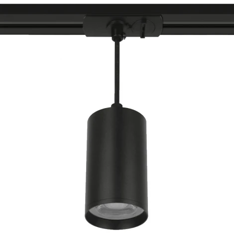 Трековый светильник однофазный Wolta WTL-GU10/03B под лампу GU10 черный BASIC