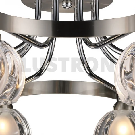 Потолочная люстра N-Light 418 418-08-13SC сhrome + satin chrome