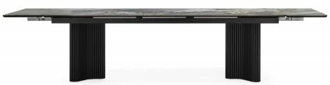 Кухонный стол Woodville Адажио (Металл,Керамика/Черный) арт.621183
