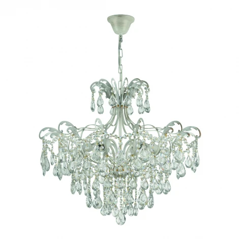 Подвесная люстра IDLamp Сristallo 298/6-Whitepatina