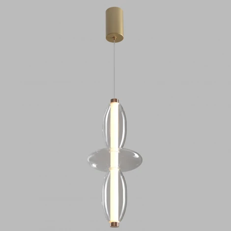 Светильник подвесной Crystal Lux QUASAR SP14W LED TRANSPARENT (220V, на проводе)