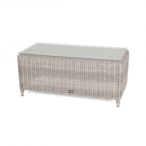 Столик журнальный из искусственного ротанга, цвет бежевый 4SIS Кон Панна YH-S4517W-1 beige