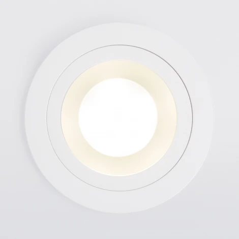 Встраиваемый точечный светильник Elektrostandard 122 MR16 серебро/белый