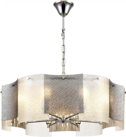 Подвесная люстра Lumion Dandy 6594/8 хром/тонированное стекло, металл/стекло E14 8*40W 220V (на цепи)