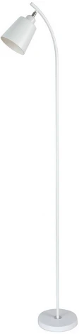 Торшер изогнутый Kink Light Дейми 08082-F,01 белый E27 1*40W (220V)