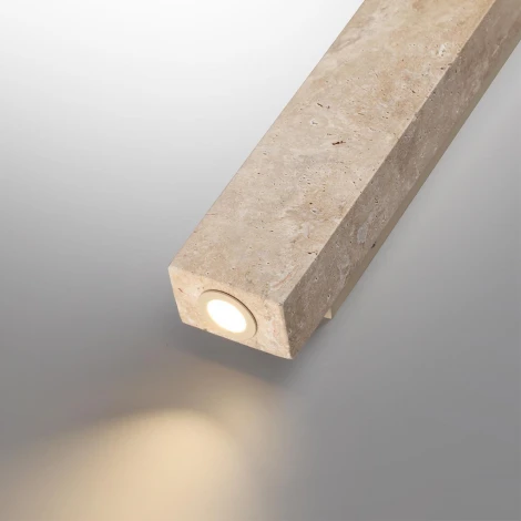 Настенный светильник Up Down Odeon Light Travertino 6625/10WL металл/камень/бежевый 10W 3000K 220V (LED)